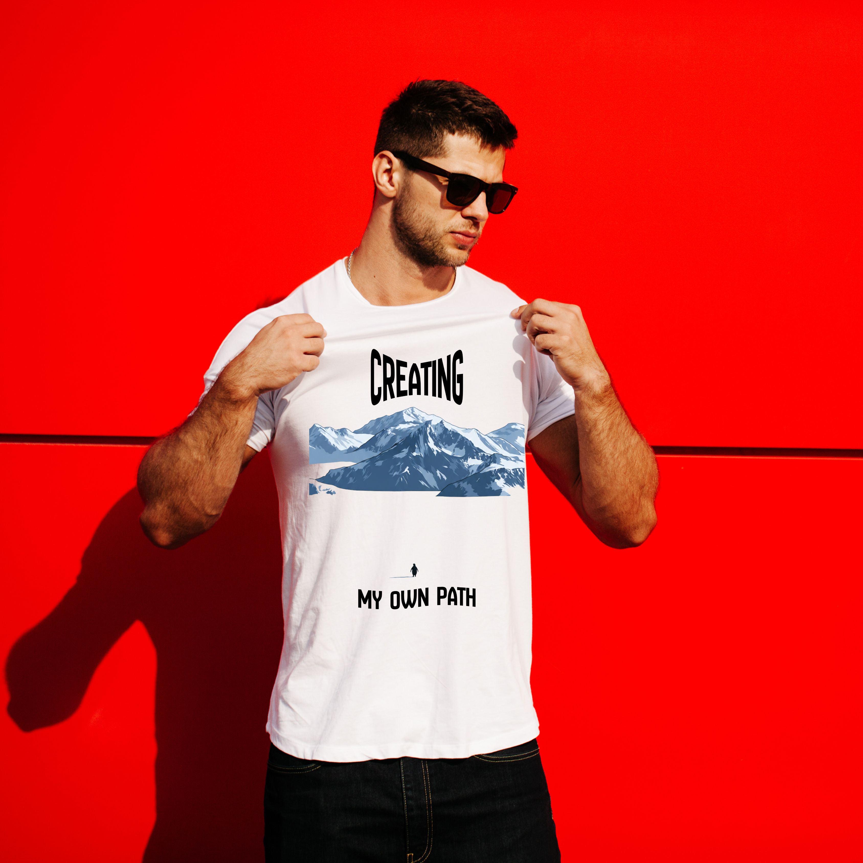 The "Pathfinder" Penguin Unisex Classic Crew T-Shirt